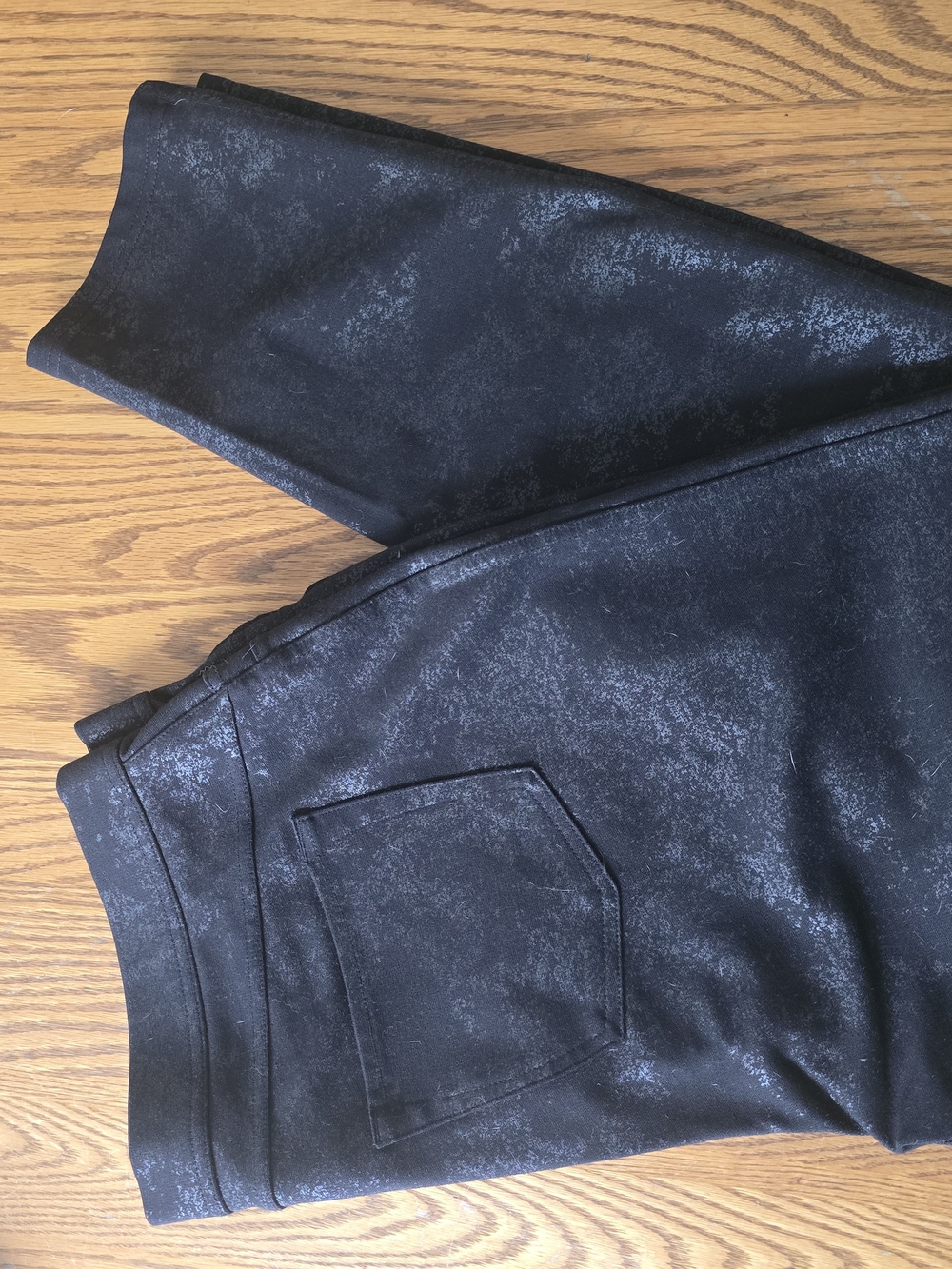 Shimmery Skinny Dress Pant with Subtle Metallic Finish XL Short